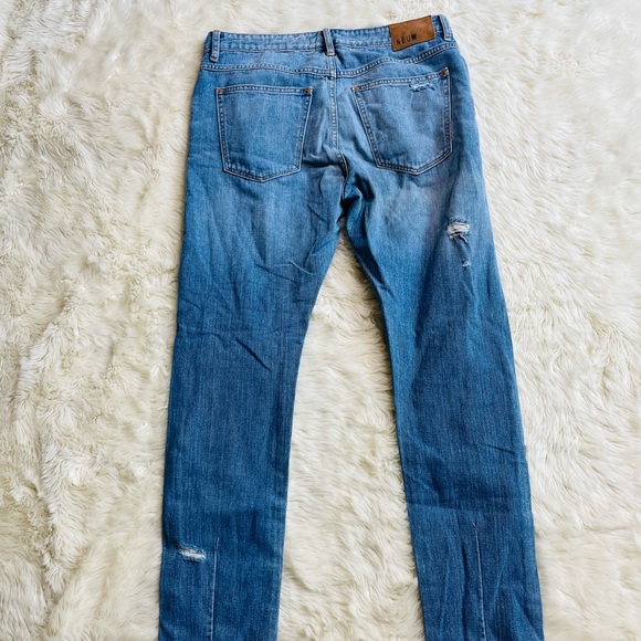 Neuw Sister Ray Distressed Denim Women's 10R - Picture 6 of 7